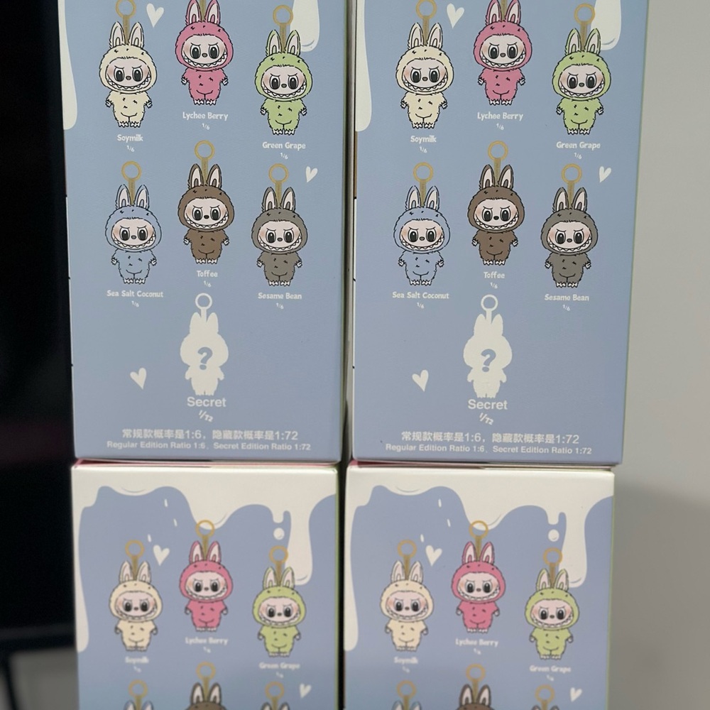 AUTHENTIC POP MART THE MONSTER EXCITING MACARON LABUBU VINYL FACE - Picture 3 of 13